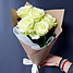 Букет Букет из белых роз "Кремовое кружево"