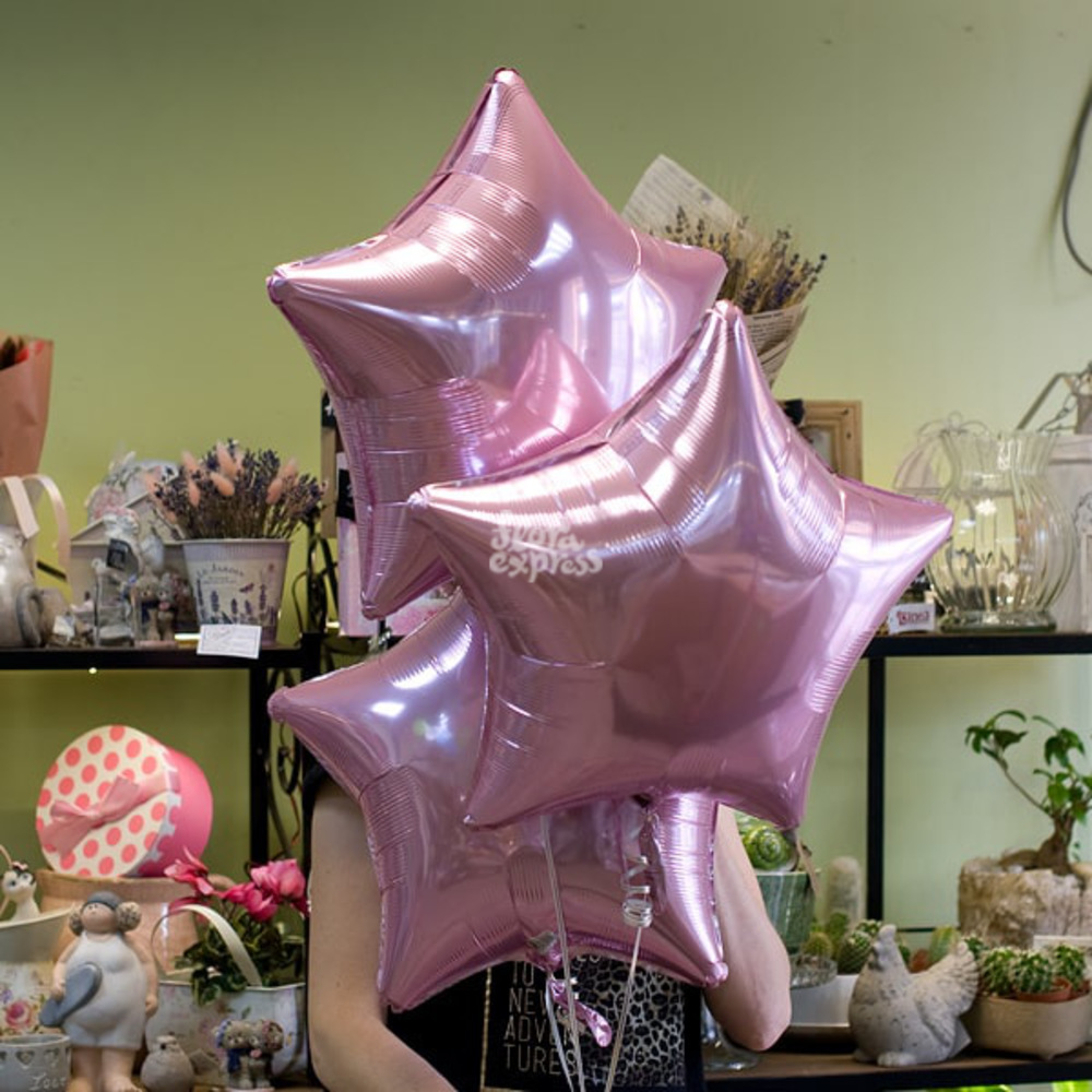 

Букет «Flora Express», Букет из воздушных шаров «Розовые звездочки»